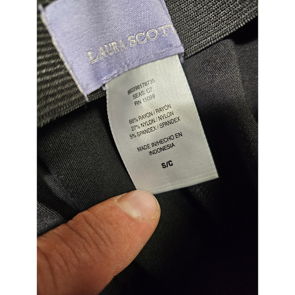 Laura Scott Women's Black Jegging Stretch Pants Size S/C - Picture 12 of 13